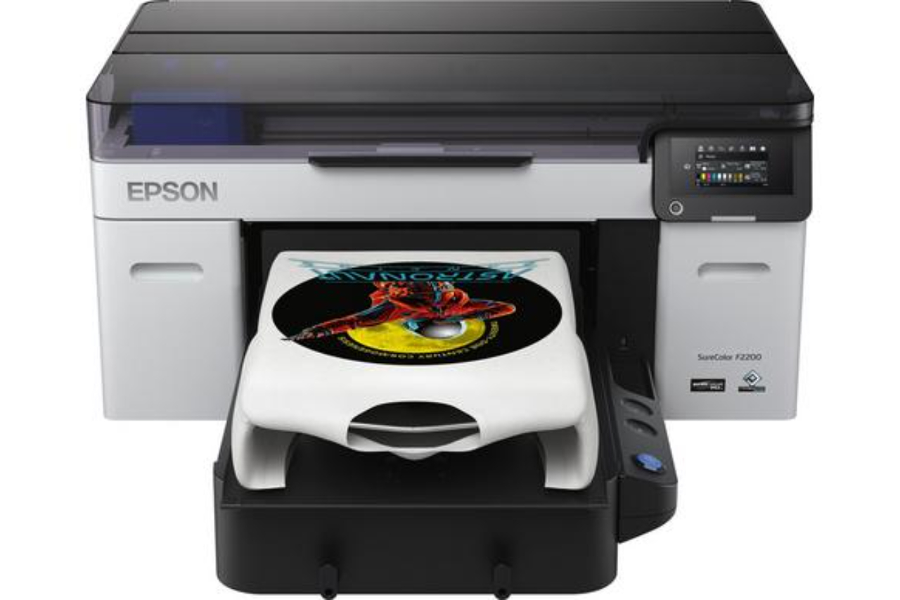 <p>Epson SC F2200, one of the printers offered by T-Shirt Makers</p>
